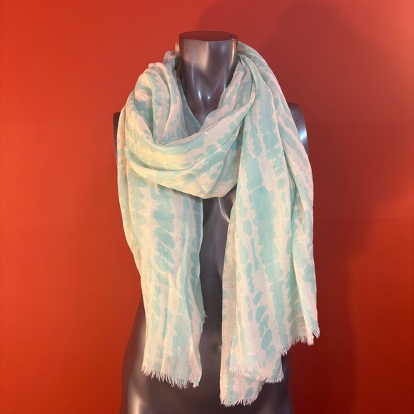 Tory Burch Mint Green Scarf - Picture 3 of 5